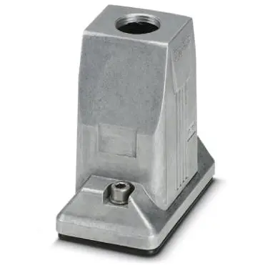 Grommet housing, size B6, die-cast aluminum, M25, straight, screw locking, IP66/IP68/IP69, 1413374 - 1