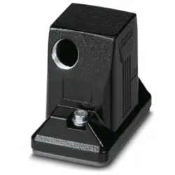 Grommet housing, size B6, die-cast aluminum, M20, angled, screw locking, IP66/IP68/IP69, 1420902