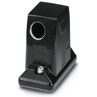 Grommet housing, size B10, die-cast aluminum, M25, angled, screw locking, IP66/IP68/IP69, 1420906 - 1