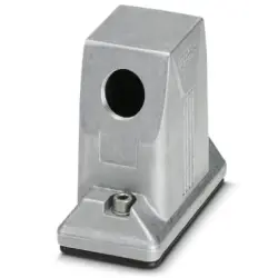 Grommet housing, size B10, die-cast aluminum, M32, angled, screw locking, IP66/IP68/IP69, 1413403