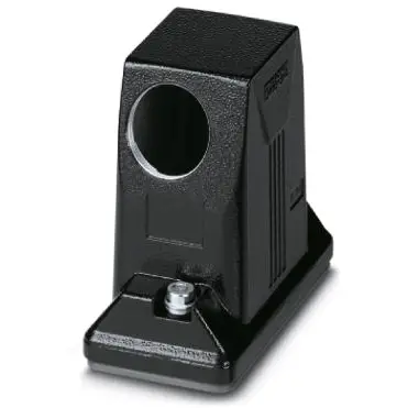 Grommet housing, size B10, die-cast aluminum, M32, angled, screw locking, IP66/IP68/IP69, 1420907 - 1