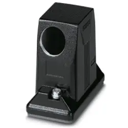 Grommet housing, size B10, die-cast aluminum, M32, angled, screw locking, IP66/IP68/IP69, 1420907