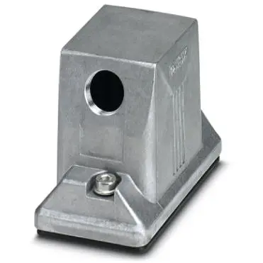 Grommet housing, size B10, die-cast aluminum, M20, angled, screw locking, IP66/IP68/IP69, 1413389 - 1