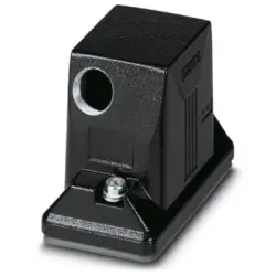 Grommet housing, size B10, die-cast aluminum, M25, angled, screw locking, IP66/IP68/IP69, 1420911