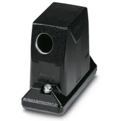 Grommet housing, size B16, die-cast aluminum, M25, angled, screw locking, IP66/IP68/IP69, 1420914