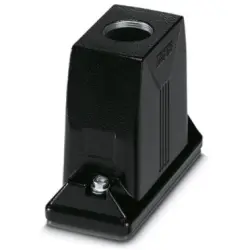 Grommet housing, size B16, die-cast aluminum, M32, straight, screw locking, IP66/IP68/IP69, 1420918