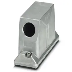 Grommet housing, size B24, die-cast aluminum, M20, angled, screw locking, IP66/IP68/IP69, 1414981