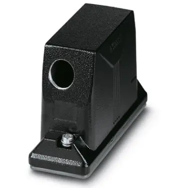 Grommet housing, size B24, die-cast aluminum, M25, angled, screw locking, IP66/IP68/IP69, 1420922 - 1