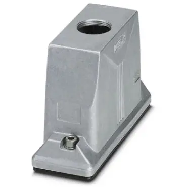 Grommet housing, size B24, die-cast aluminum, M40, straight, screw locking, IP66/IP68/IP69, 1413432 - 1