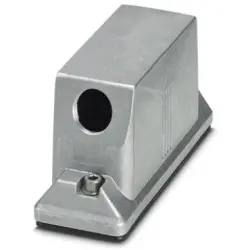 Grommet housing, size B24, die-cast aluminum, M20, angled, screw locking, IP66/IP68/IP69, 1414983