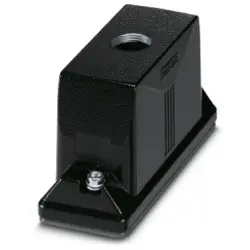 Grommet housing, size B24, die-cast aluminum, M25, straight, screw locking, IP66/IP68/IP69, 1420929