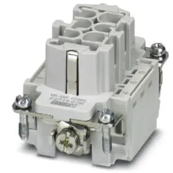 Socket contact insert, 6B, 6 pole, equipped, crimp connection, with PE contact, 1648160