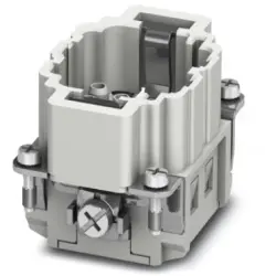 Pin contact insert, 6B, 10 pole, unequipped, crimp connection, with PE contact, 1584774