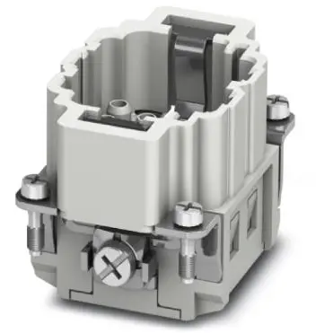 Pin contact insert, 6B, 10 pole, unequipped, crimp connection, with PE contact, 1584774 - 1