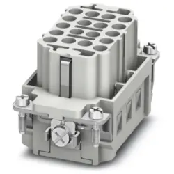 Socket contact insert, 10B, 18 pole, unequipped, crimp connection, with PE contact, 1584729