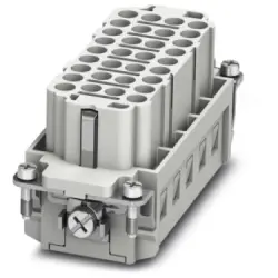 Socket contact insert, 16B, 32 pole, unequipped, crimp connection, with PE contact, 1406543