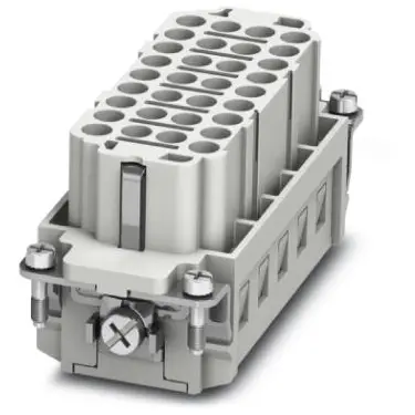 Socket contact insert, 16B, 32 pole, unequipped, crimp connection, with PE contact, 1406543 - 1