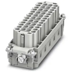 Socket contact insert, 24B, 46 pole, unequipped, crimp connection, with PE contact, 1406545