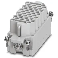Socket contact insert, 16B, 40 pole, unequipped, crimp connection, with PE contact, 1409930
