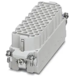 Socket contact insert, 24B, 64 pole, unequipped, crimp connection, with PE contact, 1409914