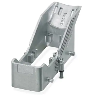 Mounting frame, size B6, die-cast aluminum, cross bow locking, 1404215 - 1