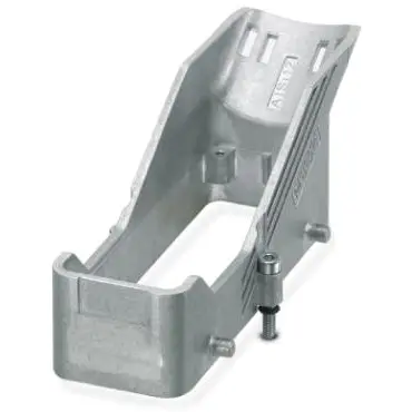 Mounting frame, size B24, die-cast aluminum, cross bow locking, 1404213 - 1