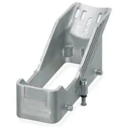 Mounting frame, size B24, die-cast aluminum, cross bow locking, 1404213