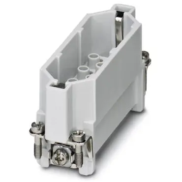 Pin contact insert, 25D, 25 pole, unequipped, crimp connection, with PE contact, 1584392 - 1