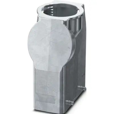 Grommet housing, size B16, die-cast aluminum, 1 x M50, straight, clip locking, IP66, 1082552 - 1