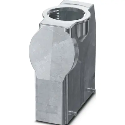 Grommet housing, size B24, die-cast aluminum, 1 x M50, straight, clip locking, IP66, 1082554 - 1
