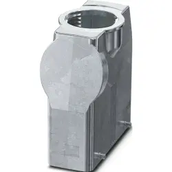 Grommet housing, size B24, die-cast aluminum, 1 x M50, straight, clip locking, IP66, 1082554