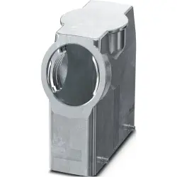 Grommet housing, size B24, die-cast aluminum, 1 x M50, angled, clip locking, IP66, 1082553