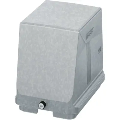 Grommet housing, size B48, die-cast aluminum, clip locking, IP66, 1326510 - 1