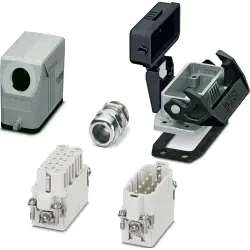 Connector kit, size D15, 10 pole + PE , IP66, 1424458
