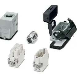 Connector kit, size D15, 10 pole + PE , IP66, 1424456