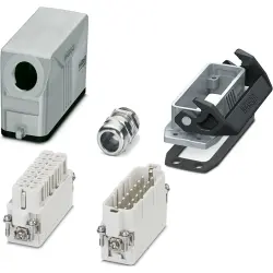 Connector kit, size D25, 16 pole + PE , IP66, 1424463