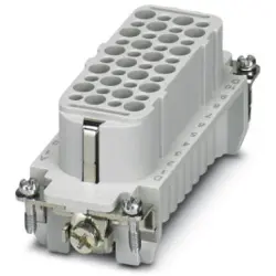 Socket contact insert, 16B, 40 pole, unequipped, crimp connection, with PE contact, 1584428