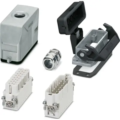 Connector kit, size D25, 16 pole + PE , IP66, 1424462 - 1