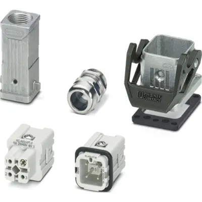 Connector kit, size D7, 3 pole + PE , IP66, 1424449 - 1
