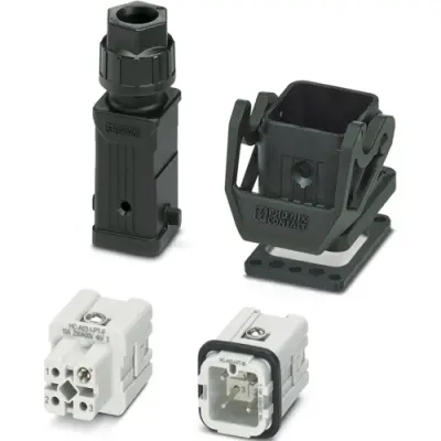 Connector kit, size D7, 3 pole + PE , IP66, 1424445 - 1