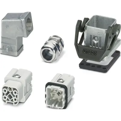 Connector kit, size D7, 4 pole + PE , IP66, 1424452 - 1
