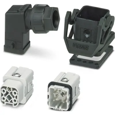 Connector kit, size D7, 4 pole + PE , IP66, 1424448 - 1