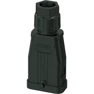 Grommet housing, size COM, PA, 1 x M25, straight, longitudinal bow locking, IP66, 1012520 - 1