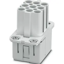 Socket contact insert, COM, 8 pole, crimp connection, with PE contact, 1079547