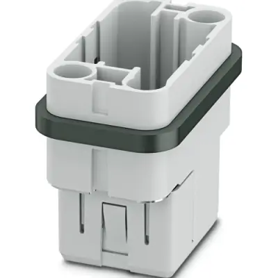 Pin contact insert, COM, 8 pole, crimp connection, with PE contact, 1079548 - 1
