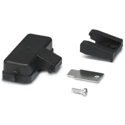 Cover cap, size D15, PA, longitudinal bow locking, IP66, 1414673 - 1