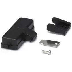Cover cap, size D25, PA, longitudinal bow locking, IP66, 1414674