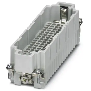Pin contact insert, 24B, 108 pole, unequipped, crimp connection, with PE contact, 1584114 - 1