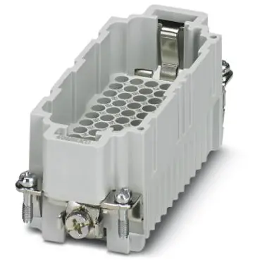 Pin contact insert, 16B, 72 pole, unequipped, crimp connection, with PE contact, 1584075 - 1