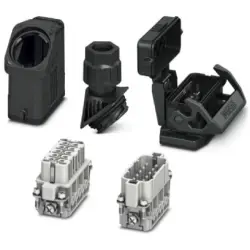 Connector kit, size D15, 10 pole + PE , IP66, 1411357